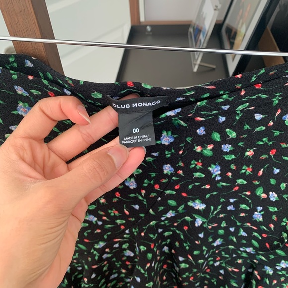 Club Monaco Faux Wrap Ruffle Mini Skirt - Picture 4 of 5